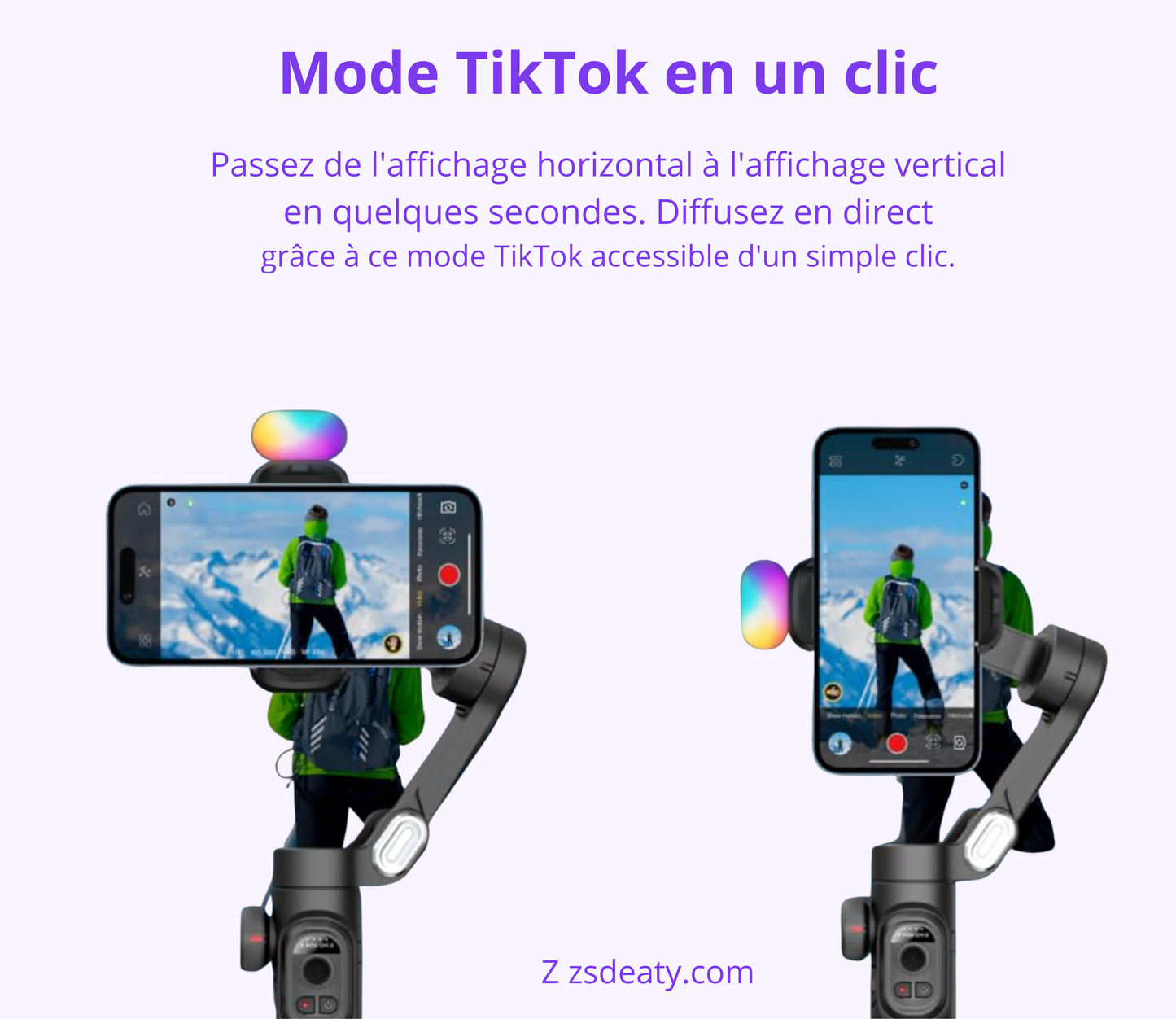 Stabilisateur 3 Axes pour Smartphone