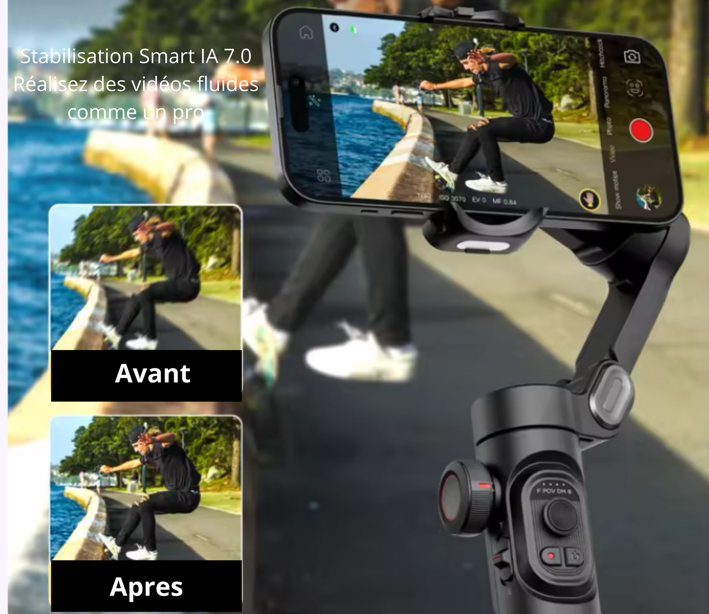 Stabilisateur 3 Axes pour Smartphone