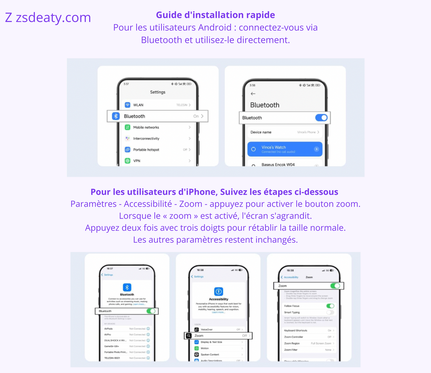 Support magnétique pour Smartphone